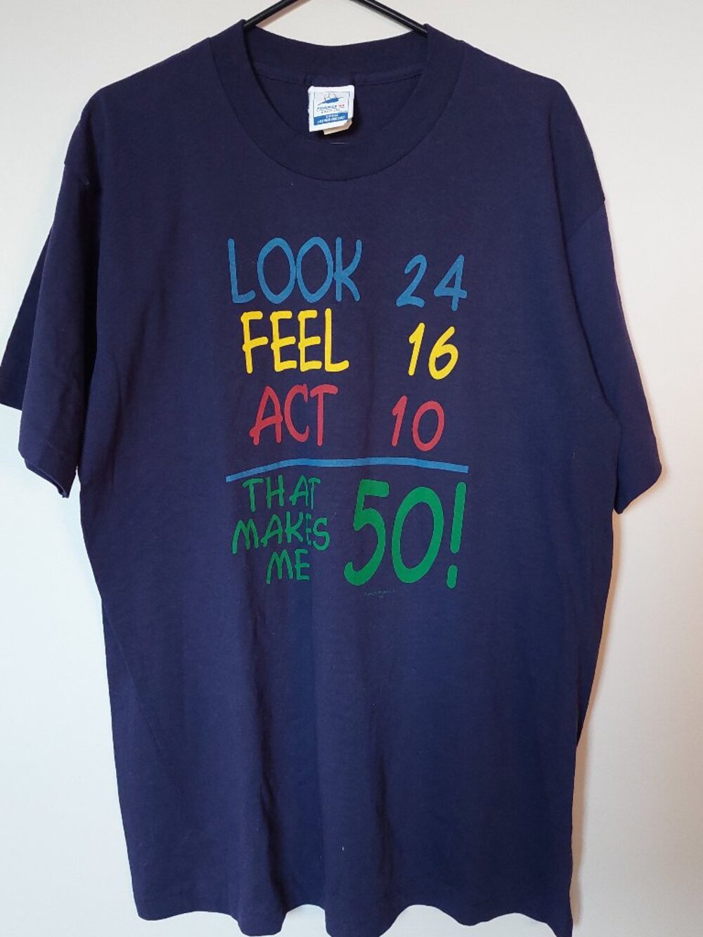 Vintage  France 98' World Cup Football Fan T-shirt Unisex L 50th Birthday